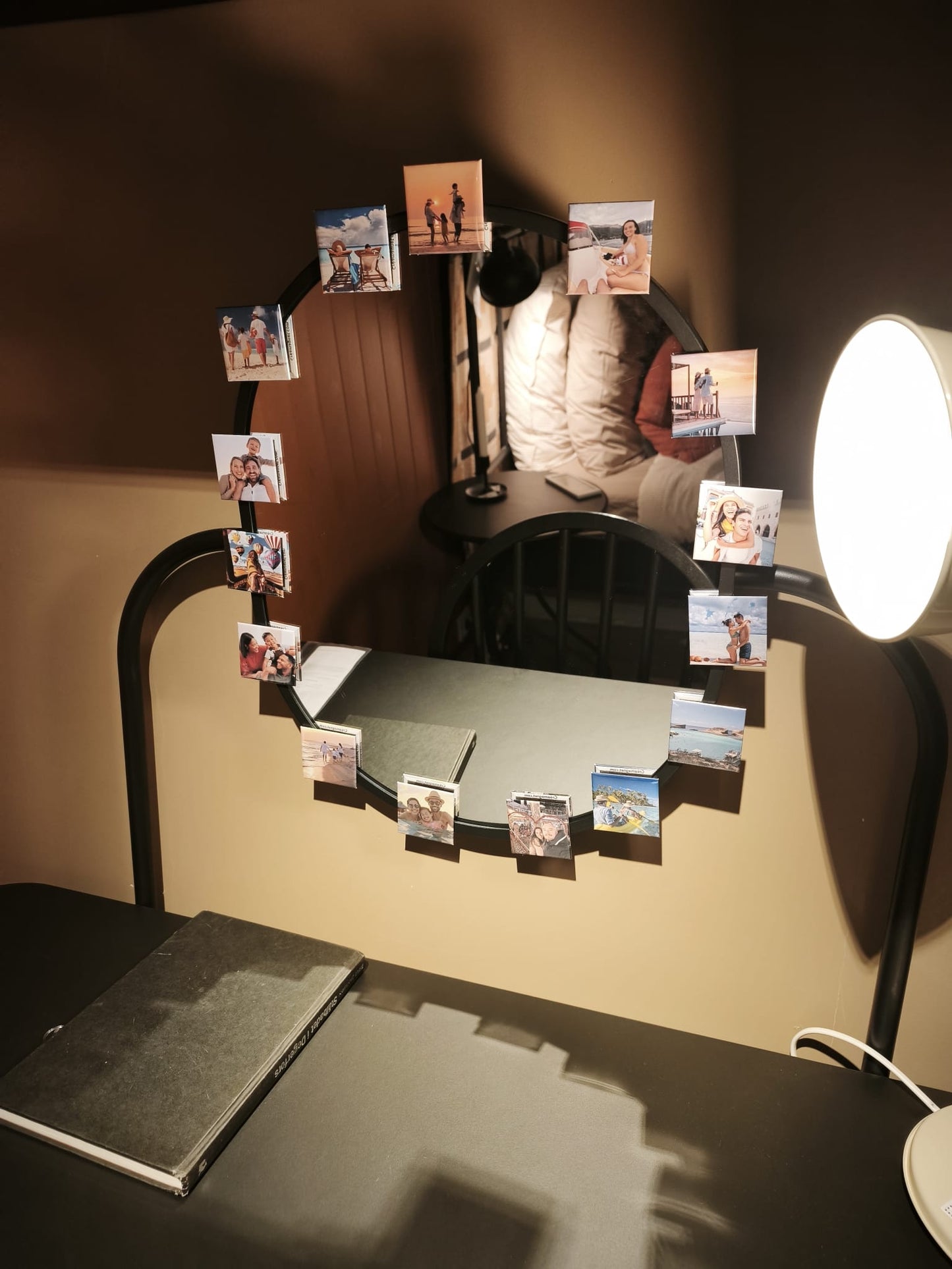 Pack magnets photo personnalisés x6 – Souvenirs uniques à afficher sur votre frigo