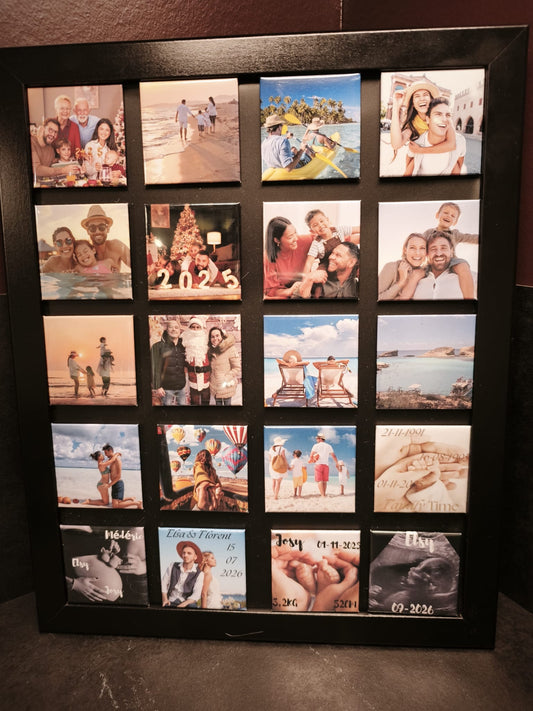 Magnet photo personnalisé x12 – Idée cadeau famille & amis