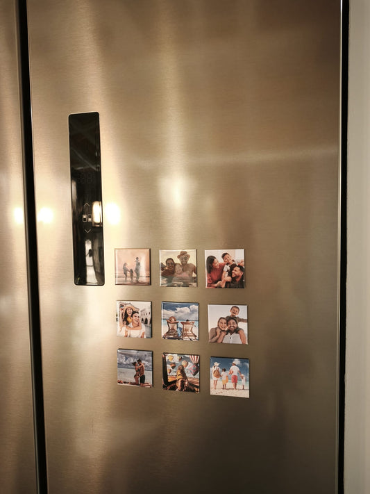 Magnet personnalisé x4 photos. Créez votre aimant unique