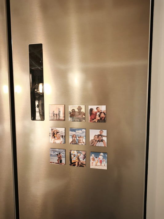 Magnet photo personnalisé x12 – Idée cadeau famille & amis