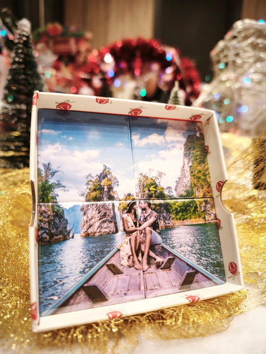 Magnets Personnalisés Photo x18 - Métal 5x5cm